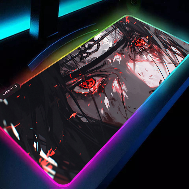 Pc Gaming Naruto - Mouse Pad RGB 90x40cm Naruto Itachi