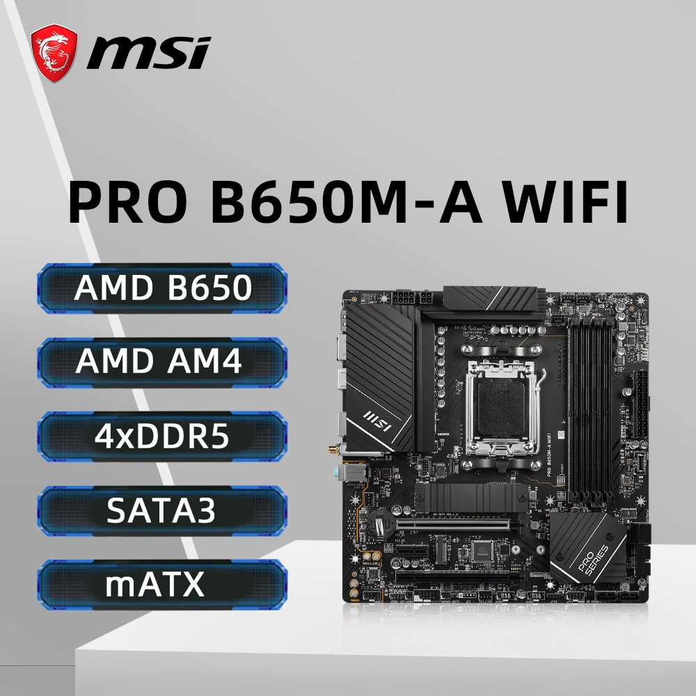 Pc Gaming Core I5 - Msi pro B650M-A wifi placa-mãe am5
