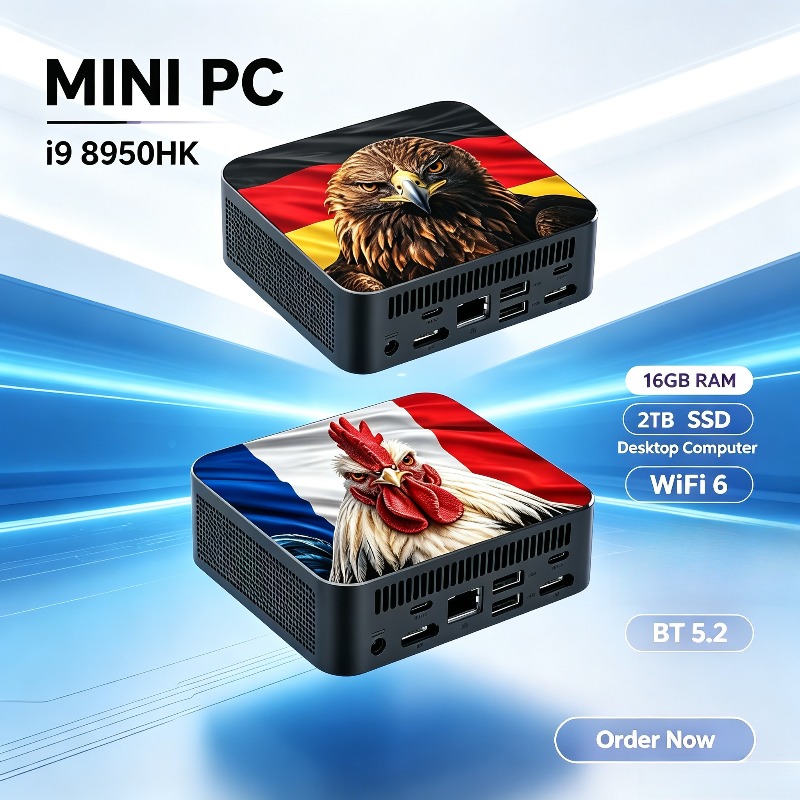 Pc Gaming Usa - Computador Mini Desktop para Jogos Intel