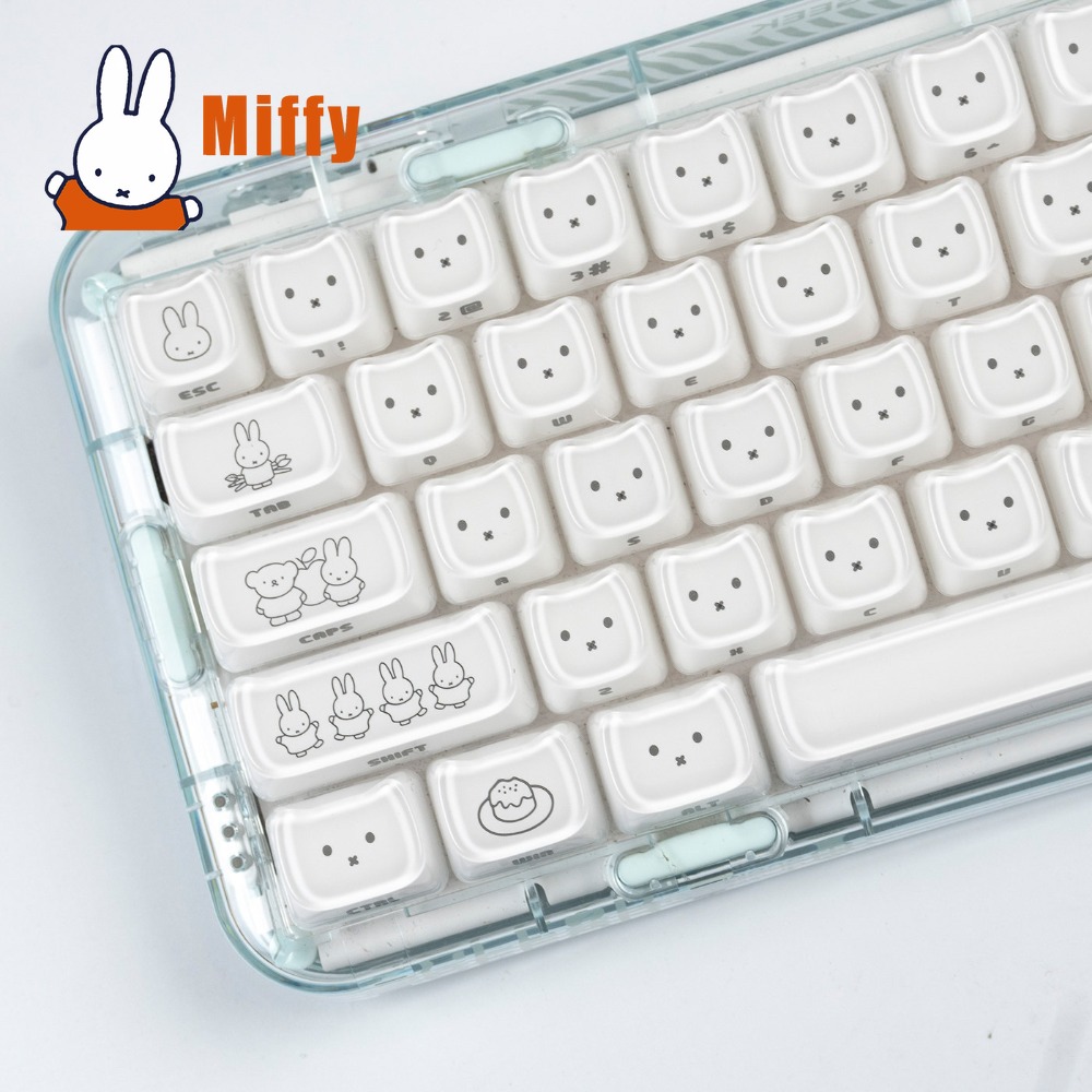 Teclas Kawaii Miffy: Keycaps d - Pc Gaming Used avaliação e preço