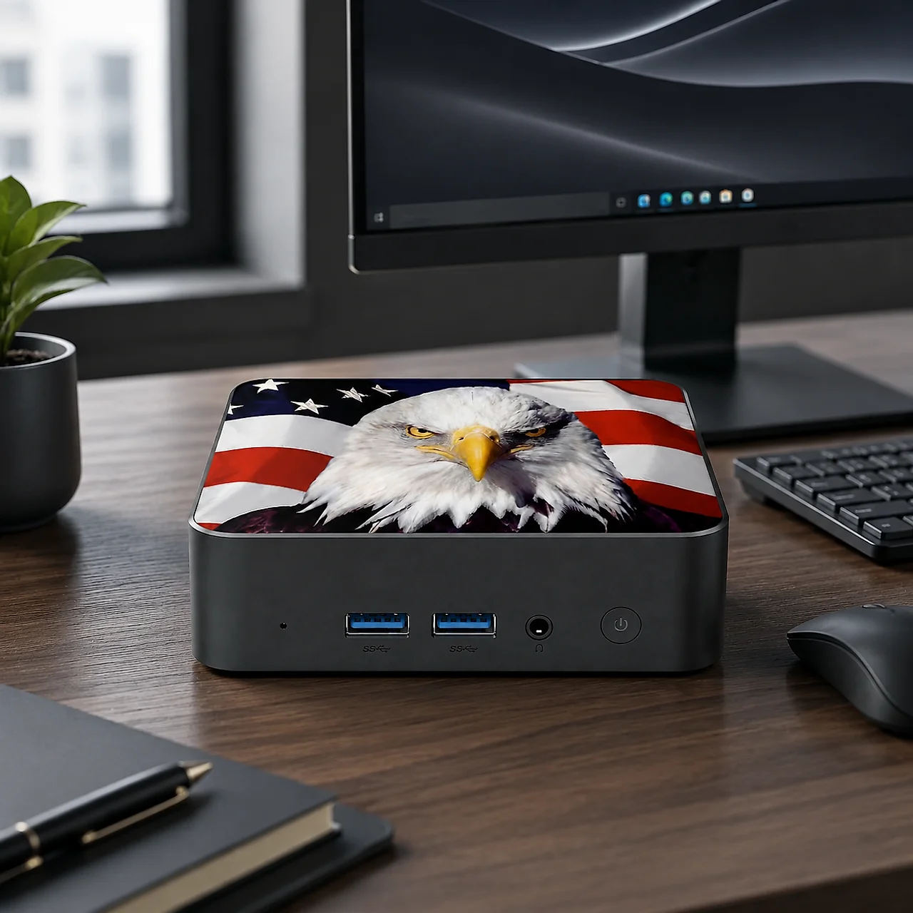 Mini PC Slim com Bandeira do C - Pc Gaming Usa avaliação e preço