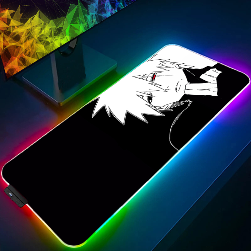 Mouse Pad RGB Naruto Kakashi H - Pc Gaming Naruto avaliação e preço