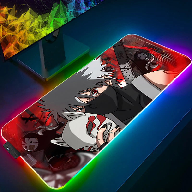 Mouse Pad RGB Naruto Kakashi H - Pc Gaming Naruto avaliação e preço