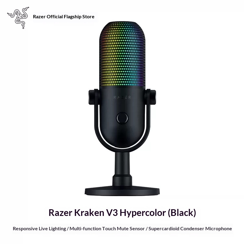 Microfone Condensador USB Raze - Pc Gaming Video avaliação e preço