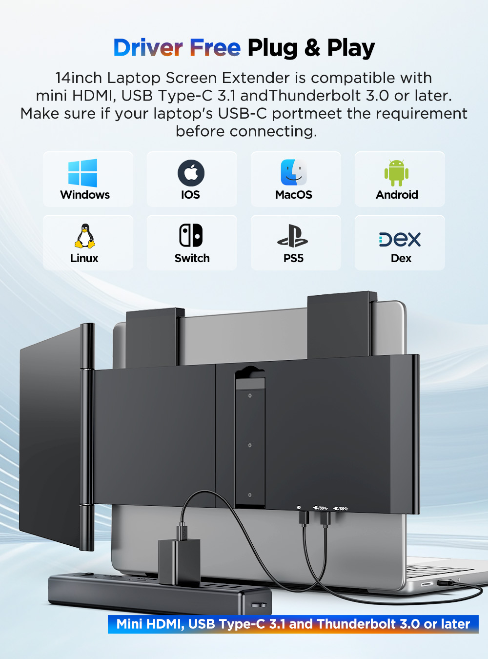 UPERFECT Monitor portátil de 1 - Pc Gaming Y60 avaliação e preço