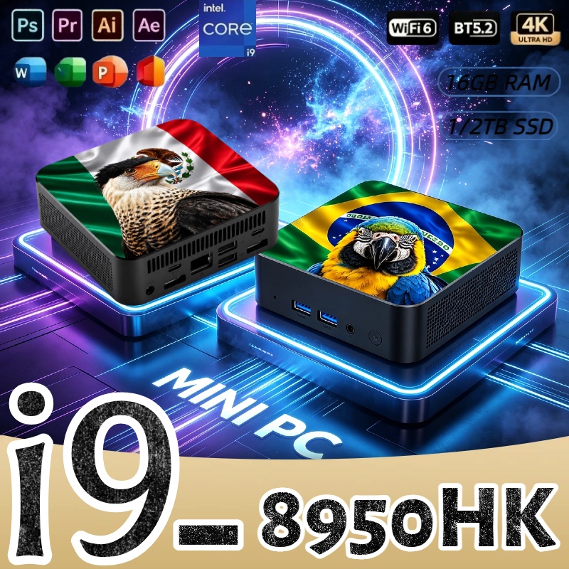 Mini PC Core i9-8950HK 16GB RA - Pc Gaming New avaliação e preço
