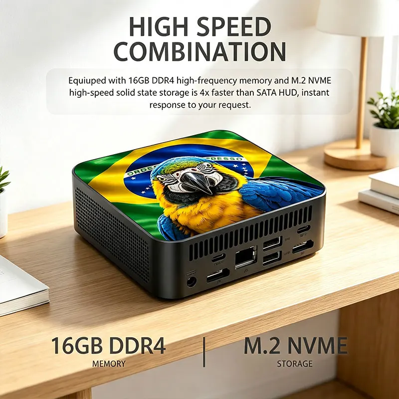 Mini PC com Bandeira do Novo M - Pc Gaming Usa avaliação e preço