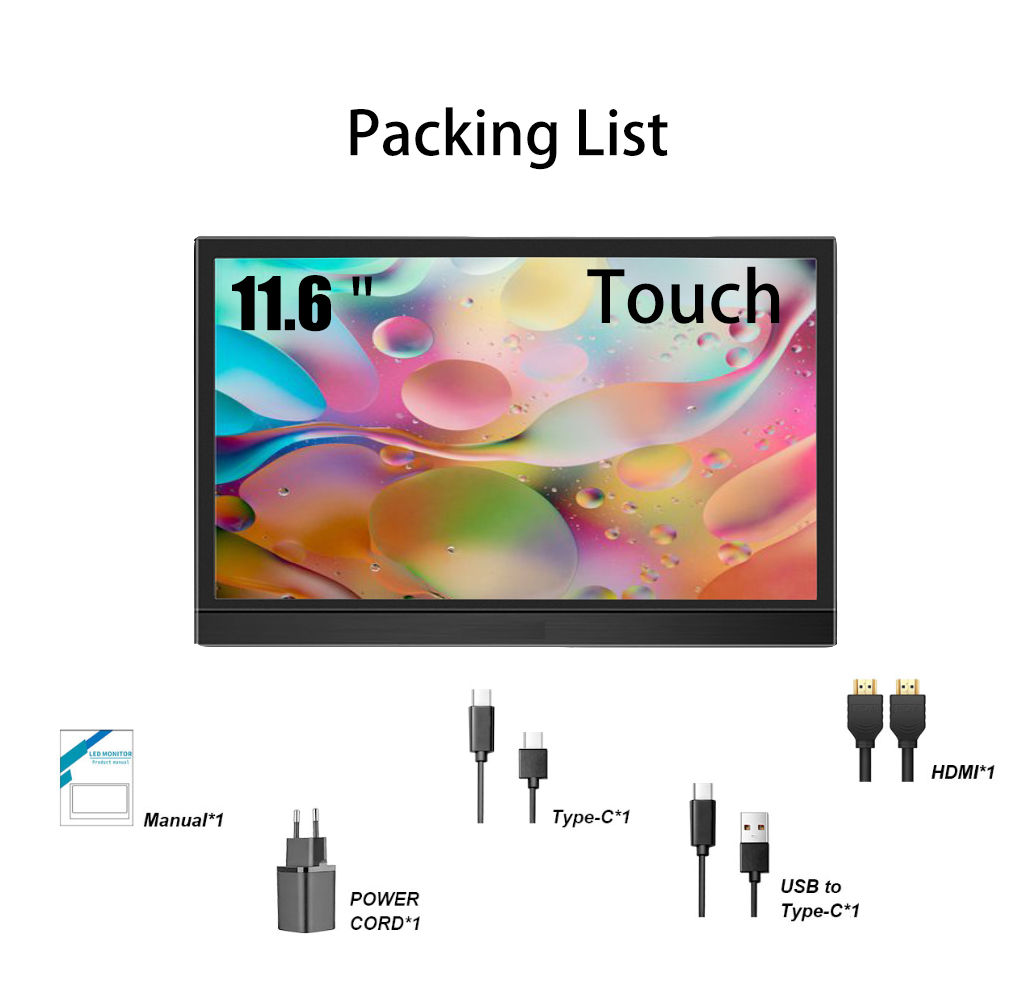 Monitor portátil de 11,6 poleg - Pc Gaming On Mobile avaliação e preço