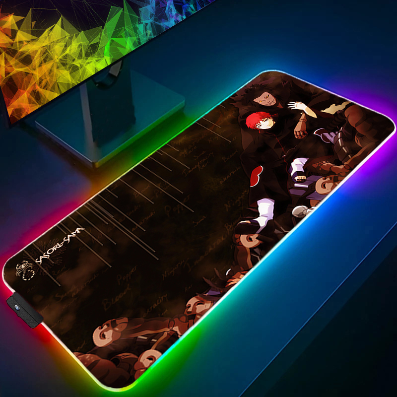 Mouse Pad Grande RGB para Jogo - Pc Gaming Naruto avaliação e preço