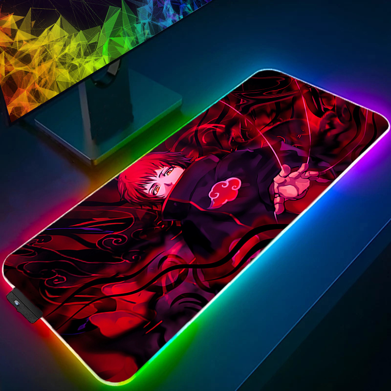 Mouse Pad Grande RGB para Jogo - Pc Gaming Naruto avaliação e preço