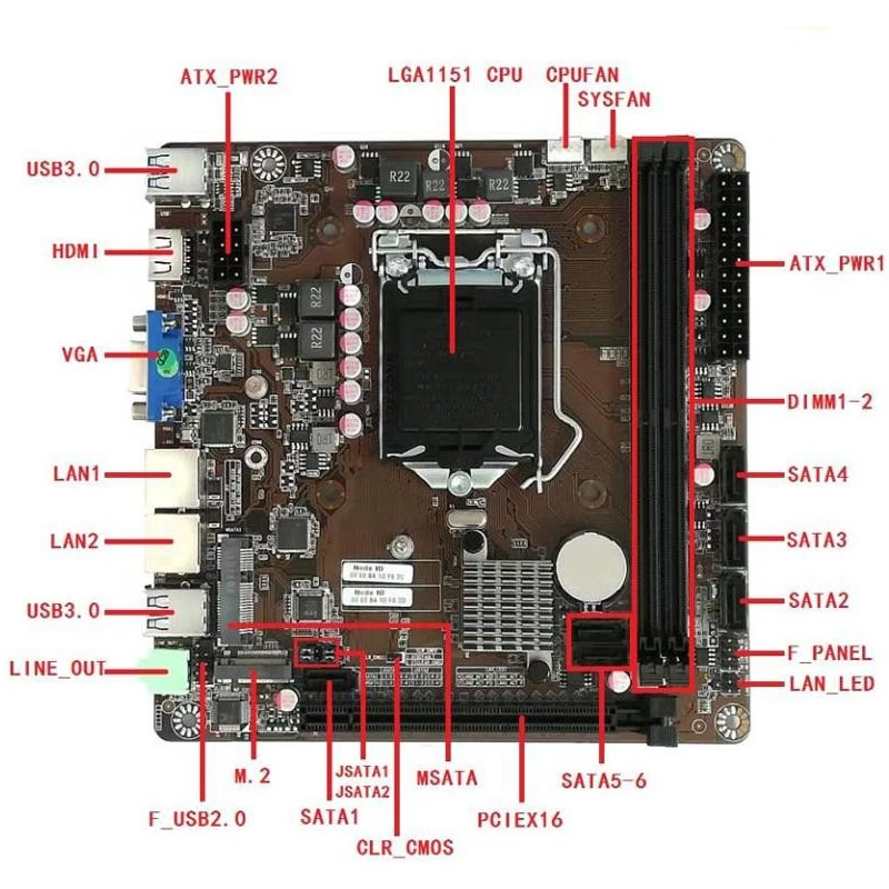 Placa-Mãe Mini-ITX B365 LGA 11 - Pc Gaming Video avaliação e preço