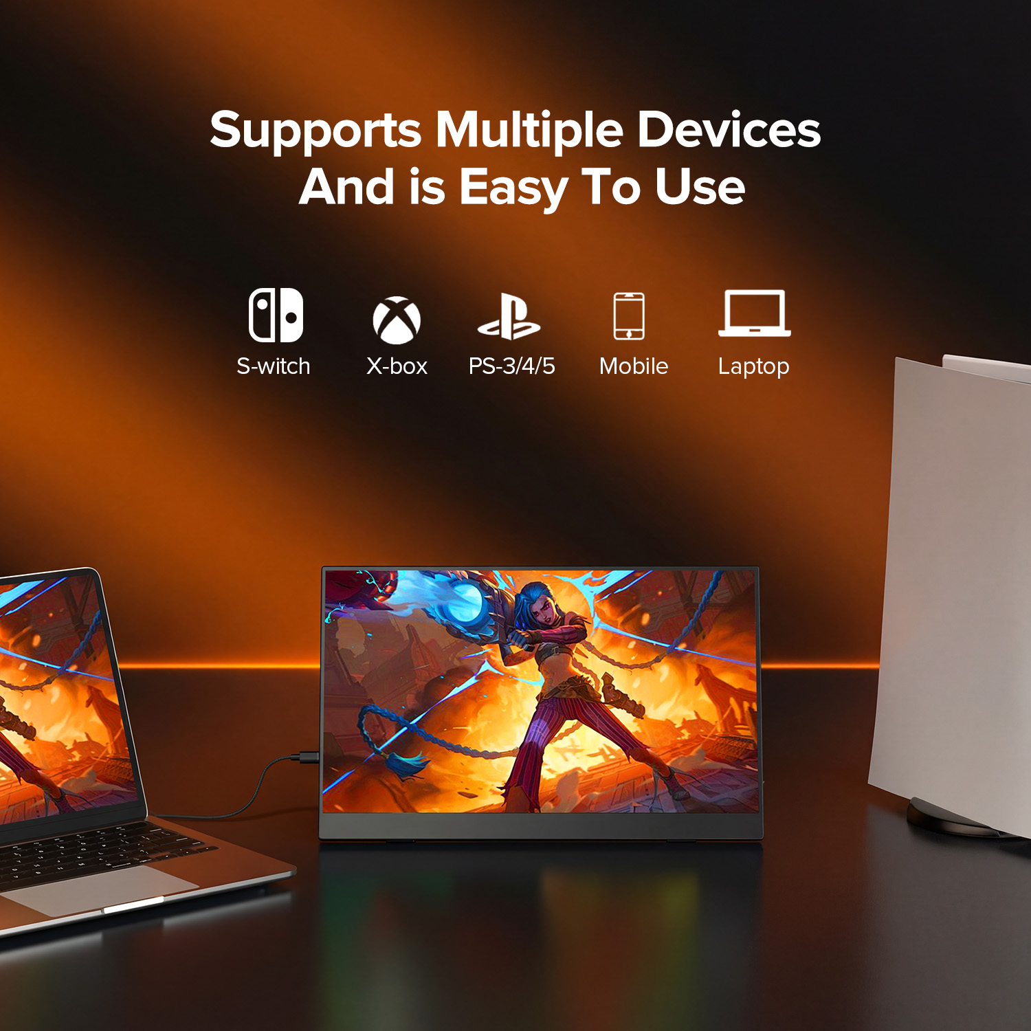 UPERFECT Monitor portátil de 1 - Pc Gaming Y60 avaliação e preço