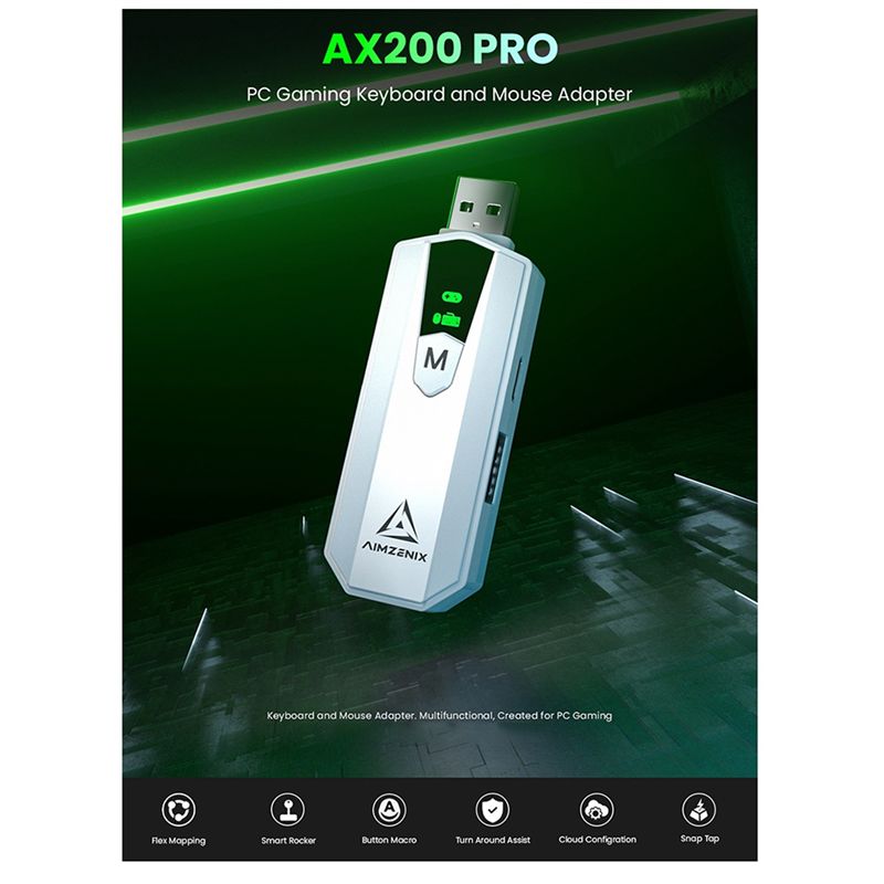AIMZENIX AX200PRO Adaptador Co - Pc Gaming Used avaliação e preço