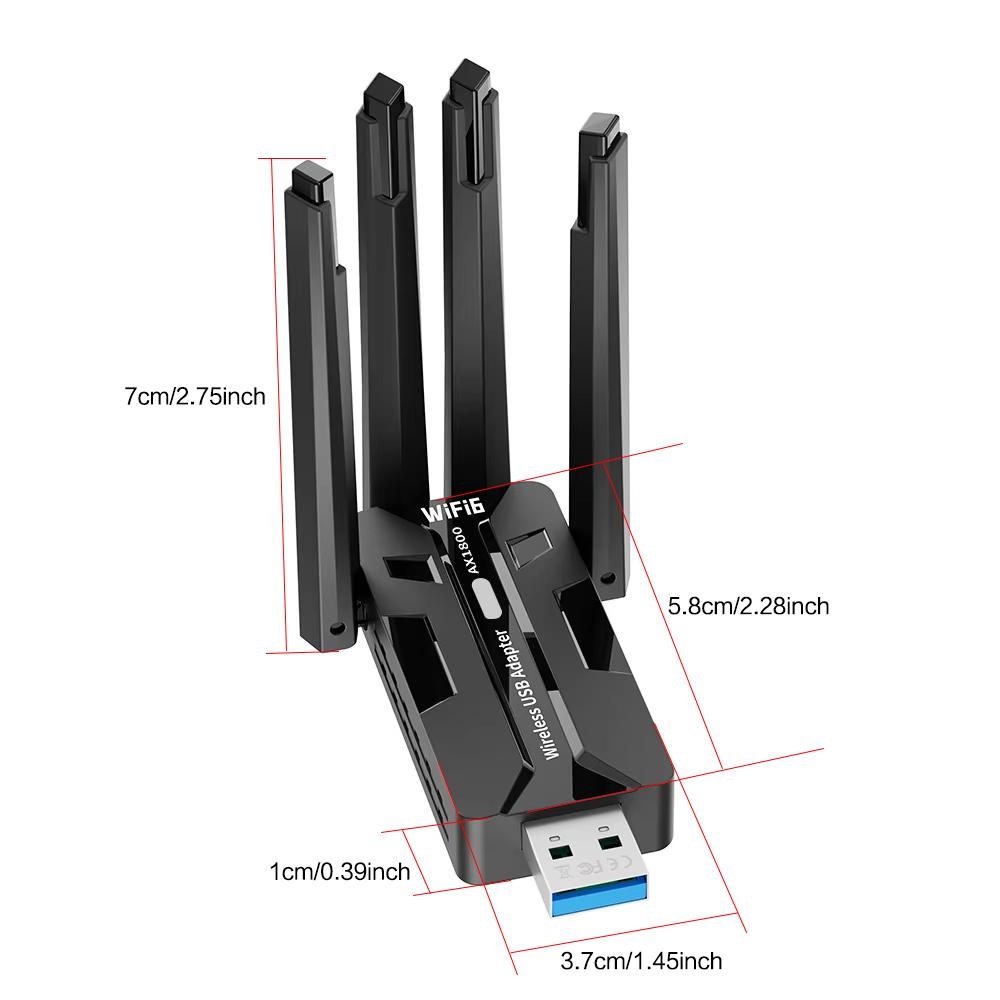 Adaptador WiFi 6 USB 3.0 1800  - Pc Gaming Video avaliação e preço