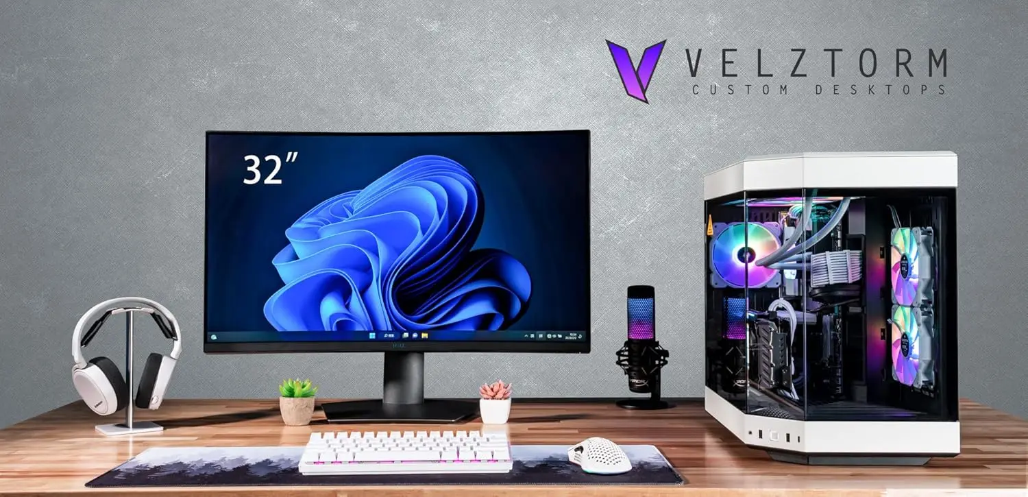 PC de jogos Velztorm White Pra - Pc Gaming Y60 avaliação e preço