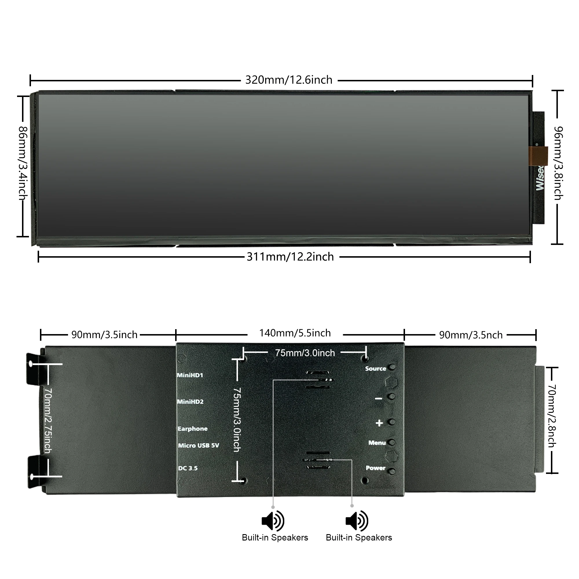 Monitor Portátil Wisecoco de 1 - Pc Gaming Y60 avaliação e preço